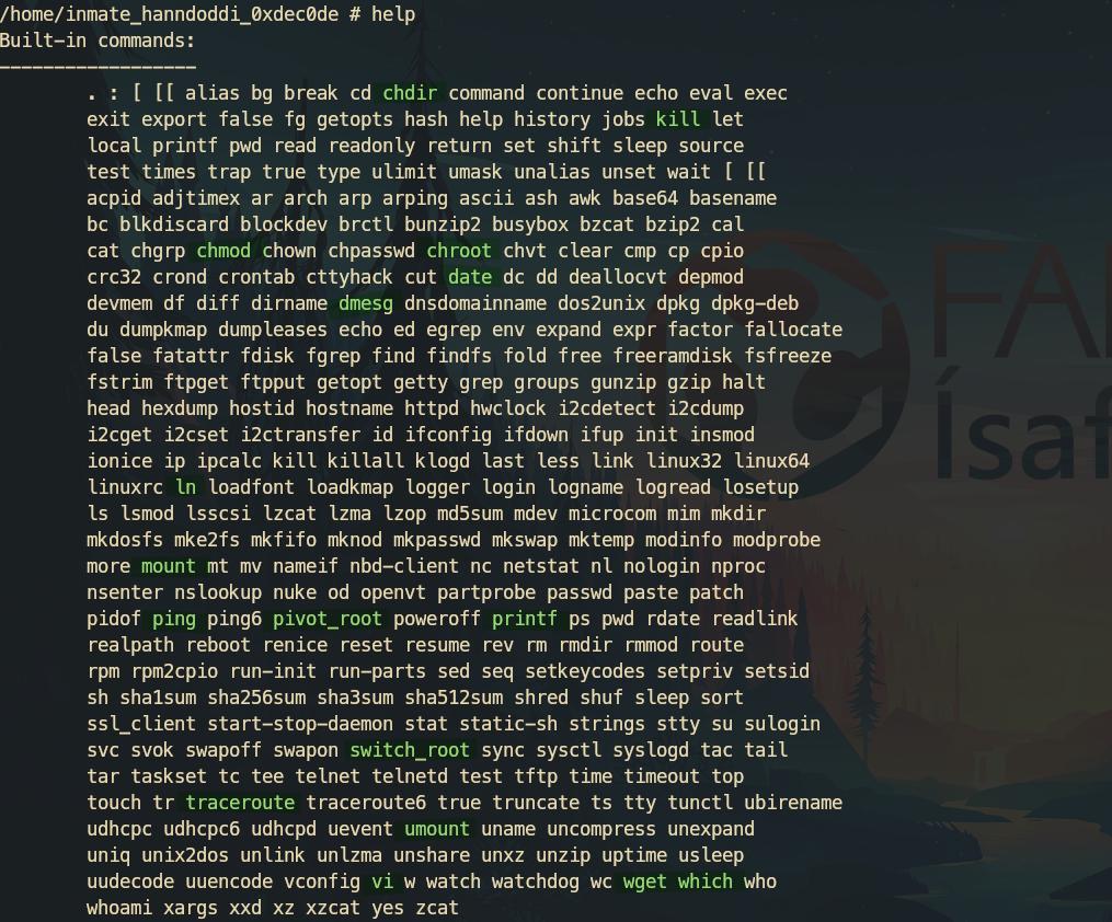 commands list
