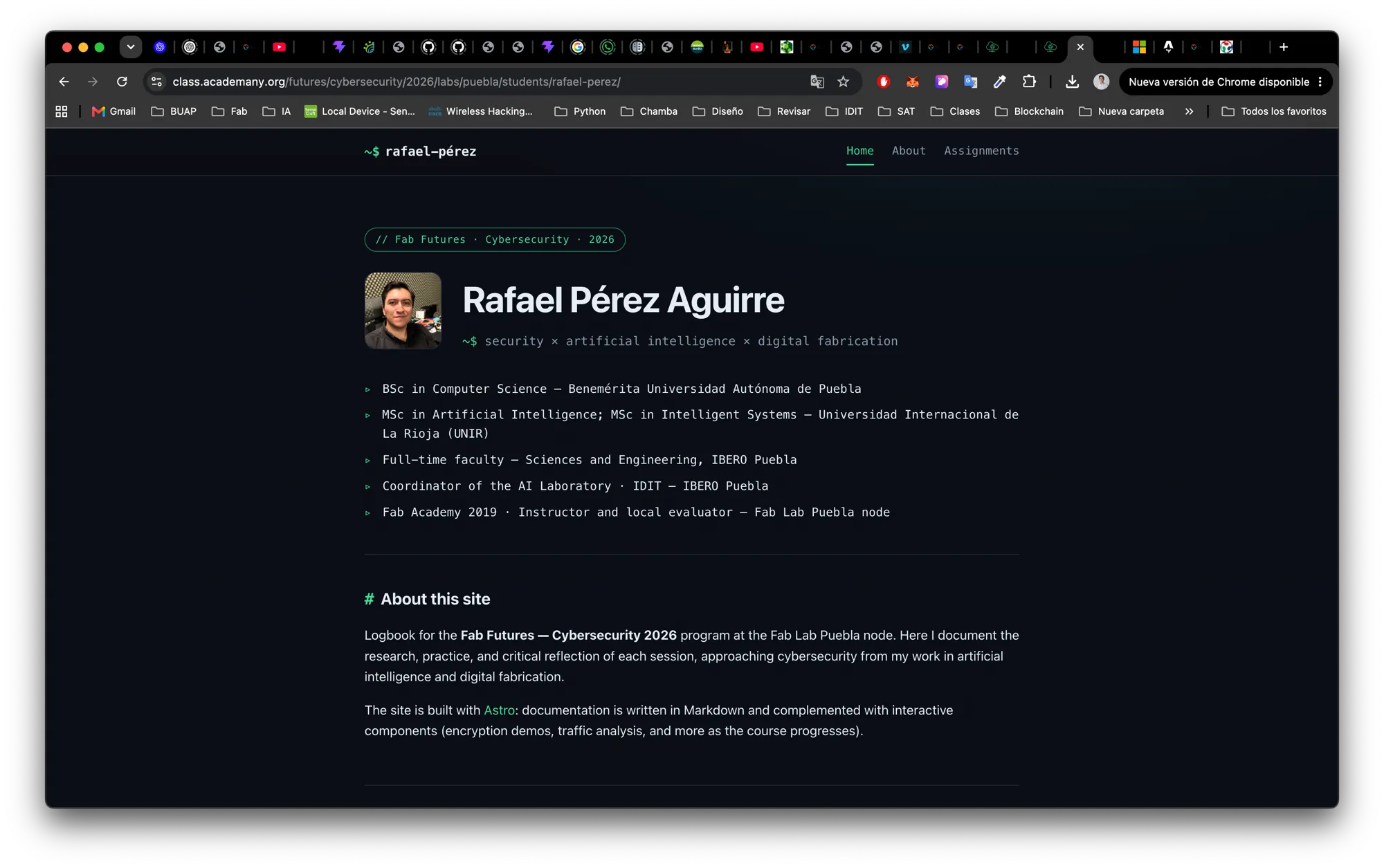 After — the new Astro site