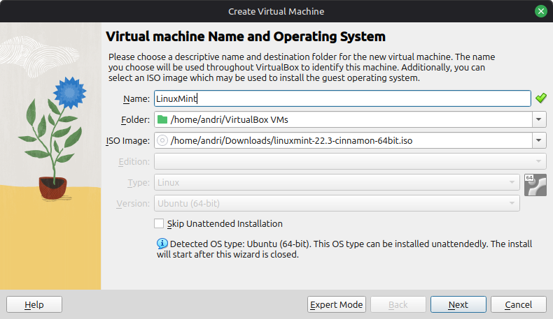 VM creation