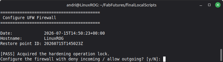 configure firewall 2