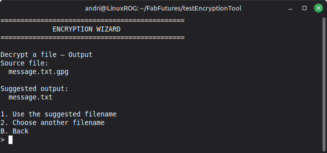 decrypt a file 1