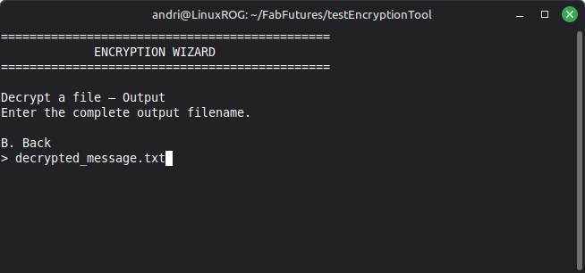 decrypt a file 2