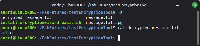 decryption success