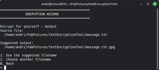 encrypt a file 4