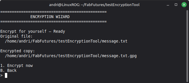 encrypt a file 5