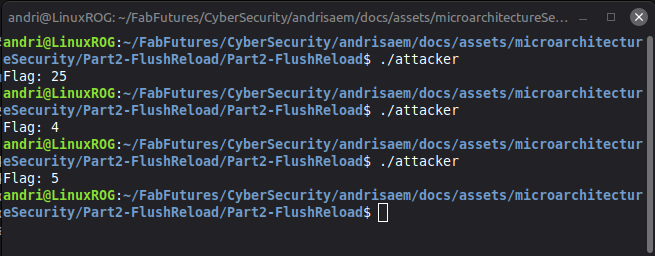 attacker first try