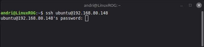 SSH into my VM