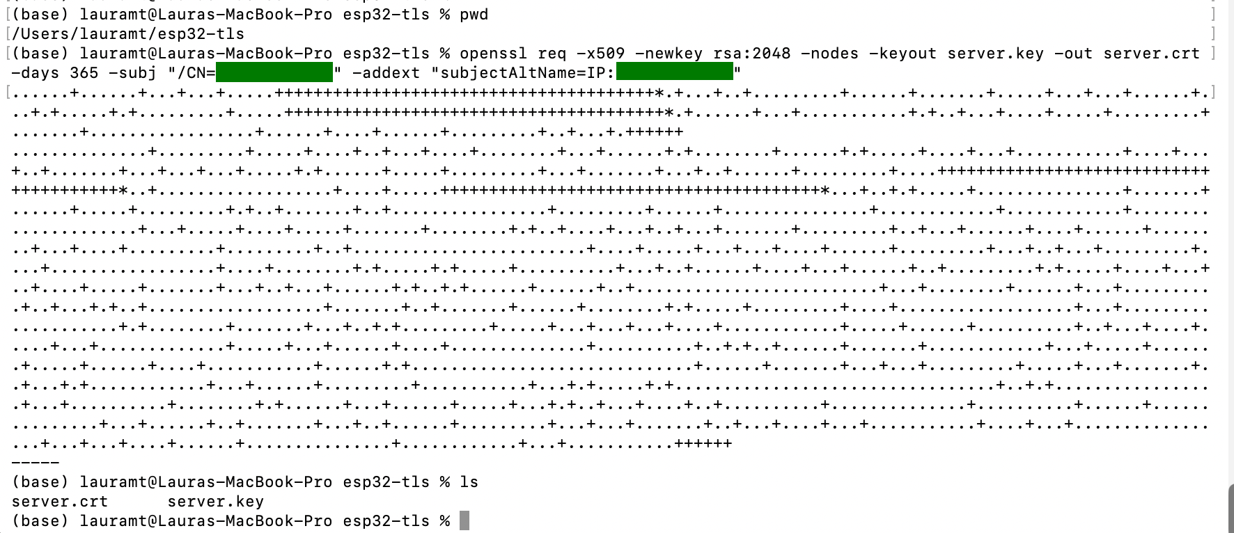 First wifi connection