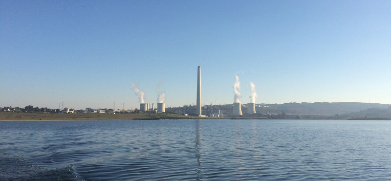 As Pontes Lake and the Power Plant