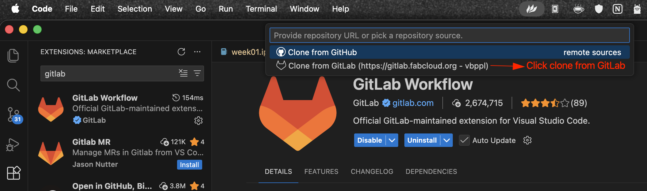 Clone Repo: Step2