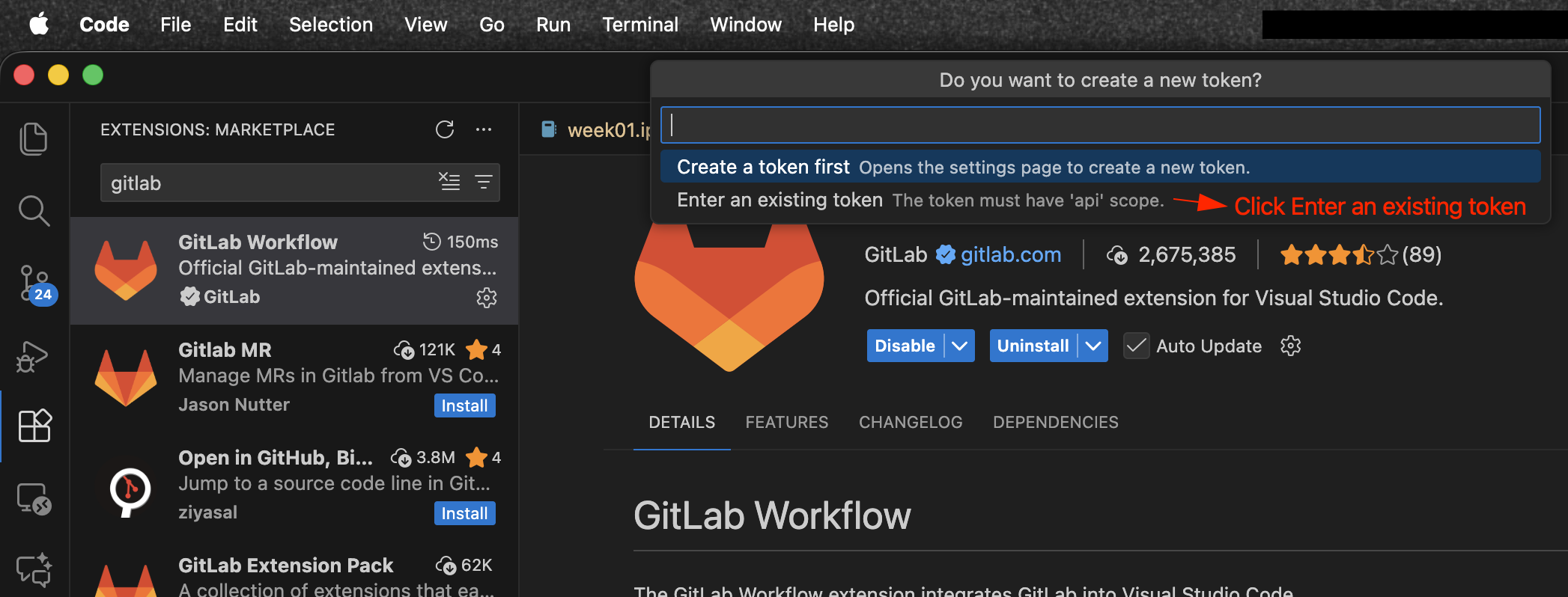 vsCode config: Step5