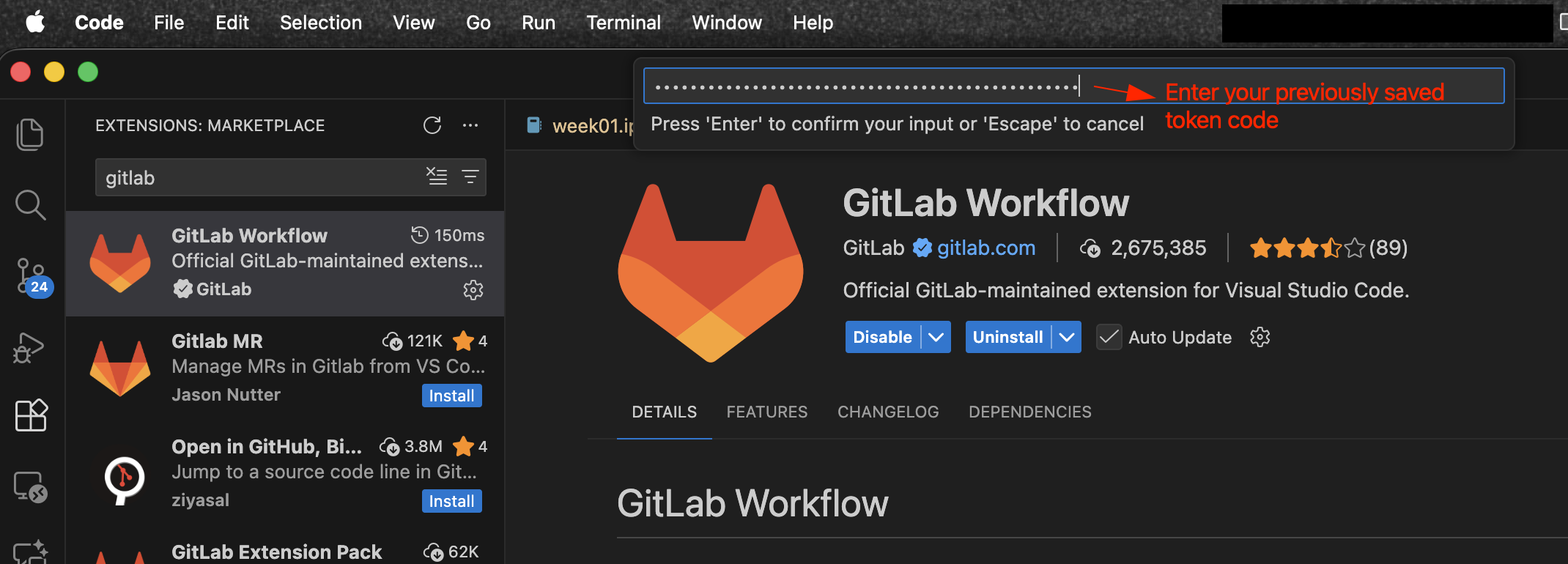 vsCode config: Step6