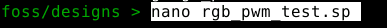 openvaf rgb_pwm.va command