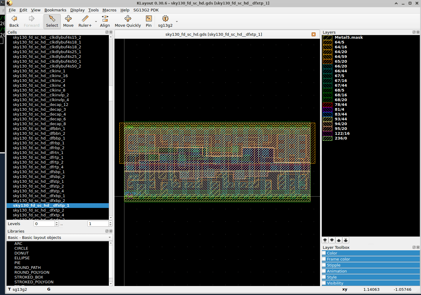 dfxtp_1 — all layers
